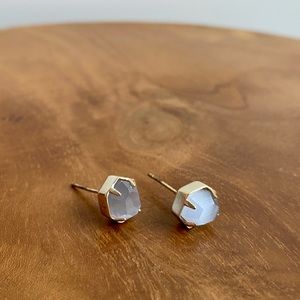 Kendra Scott Slate Cats Eye Logan Studs